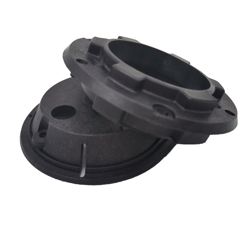 Hign Precision Black Plastic Injection Mold Plastic Ring And Plug