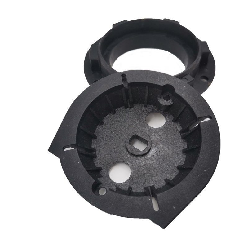 Hign Precision Black Plastic Injection Mold Plastic Ring And Plug