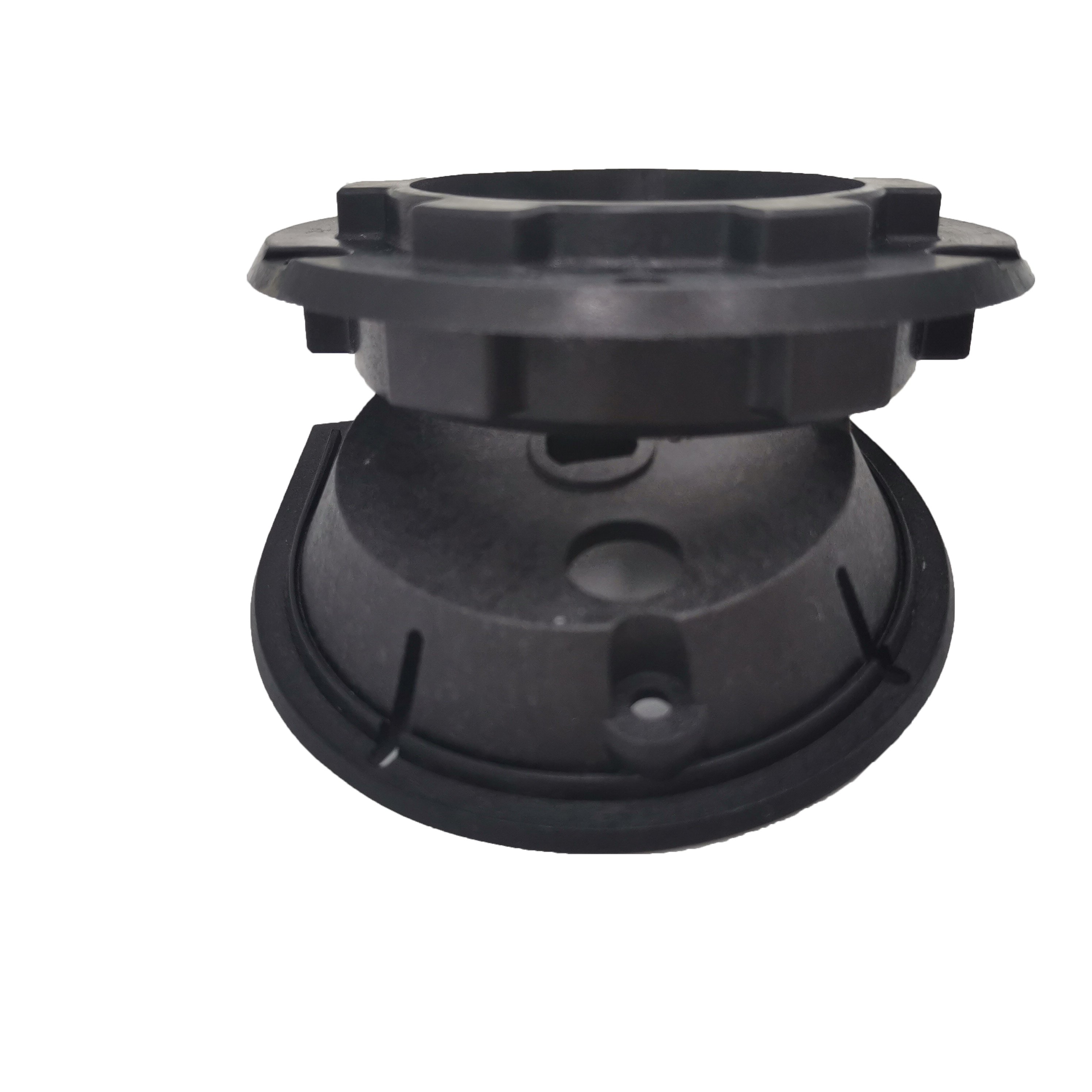 Hign Precision Black Plastic Injection Mold Plastic Ring And Plug