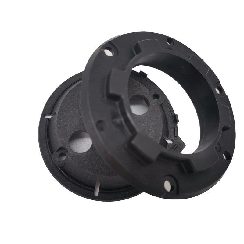 Hign Precision Black Plastic Injection Mold Plastic Ring And Plug