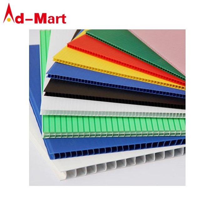 1000*2000*4mm PP Hollow Sheet board high quality plastic corrugated sheet