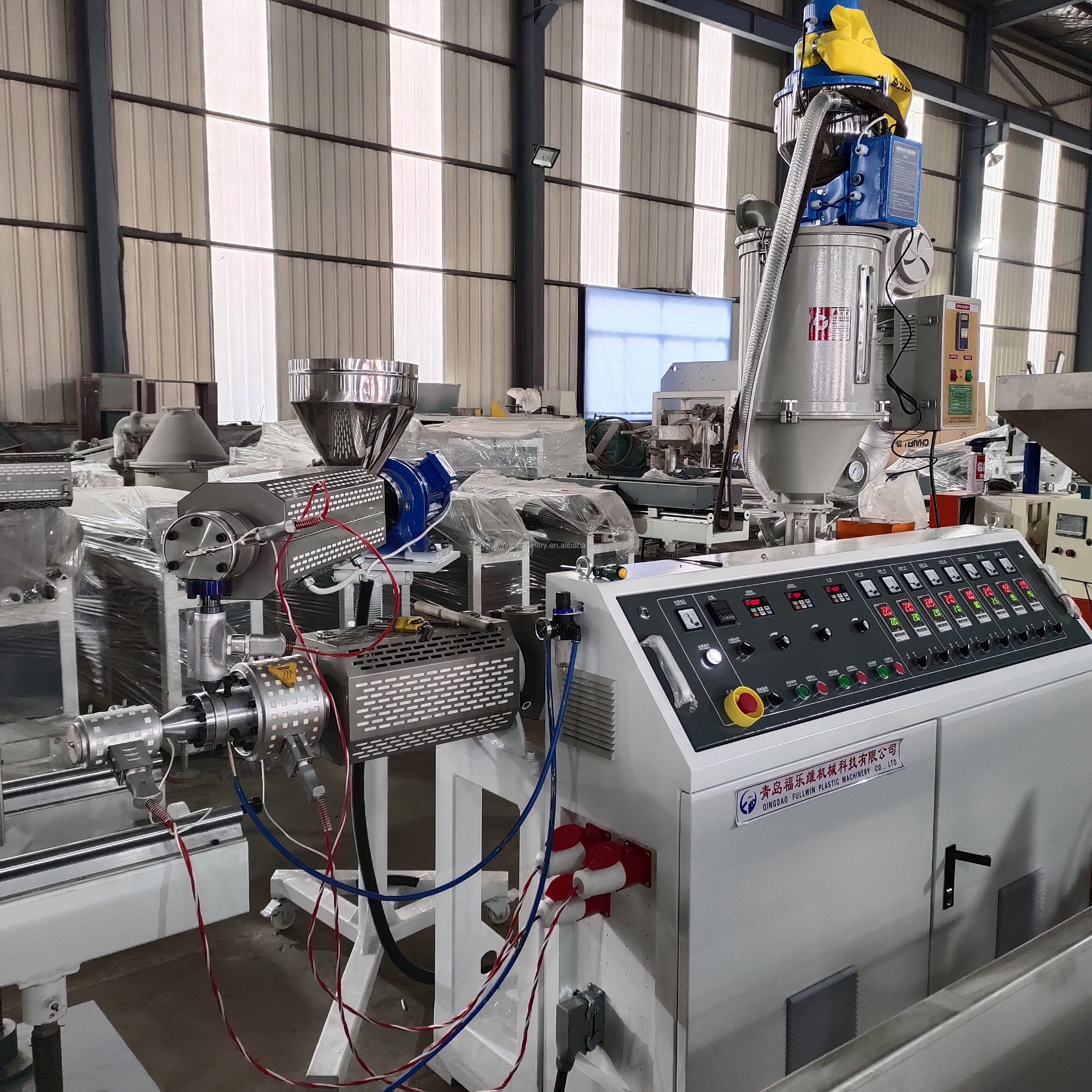 2024 hot sale High Speed Pp Pe Pa Corrugated Hookah Hose Shisha Pipe Extrusion Line Making Machine