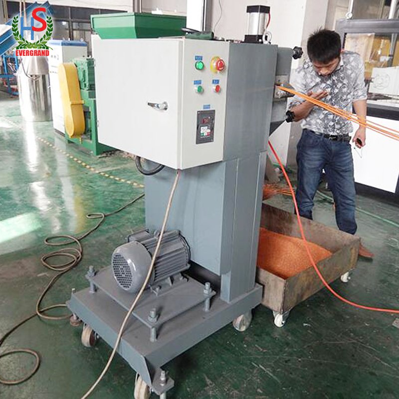 plastic pp film polymer compactor water strand pelletizer pelletizing granulator machine