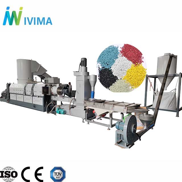 2024 hot sale plastic pelletizing machine/granulator/granules making machine for pp woven bag/pe film