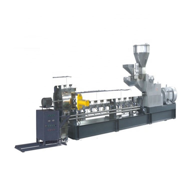 HKY-30 CO-ROTATING PARALLEL TWIN SCREW EXTRUDER MACHINE GROUP WITH PP/PE/PS/PET+Pigment+CaCO3 etc.