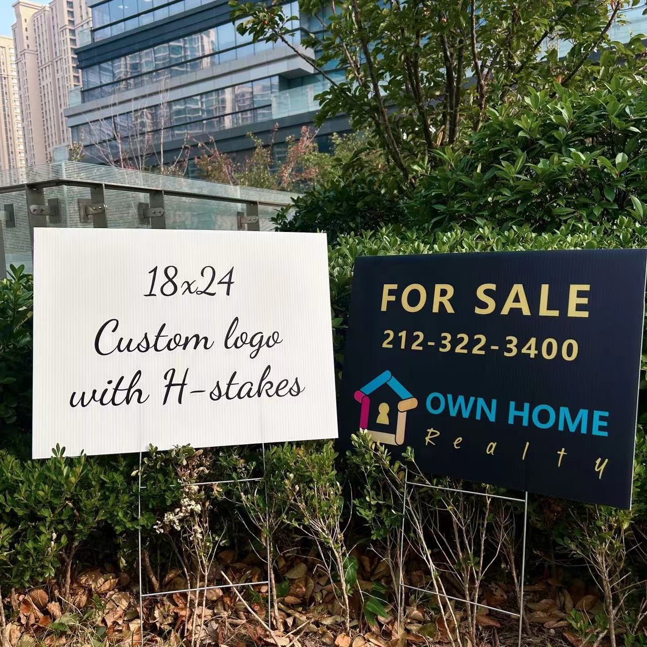 pp plastic yard sign yard sign,PP yard sign billboard,Corrugated Plastics Lawn Yard Sign
