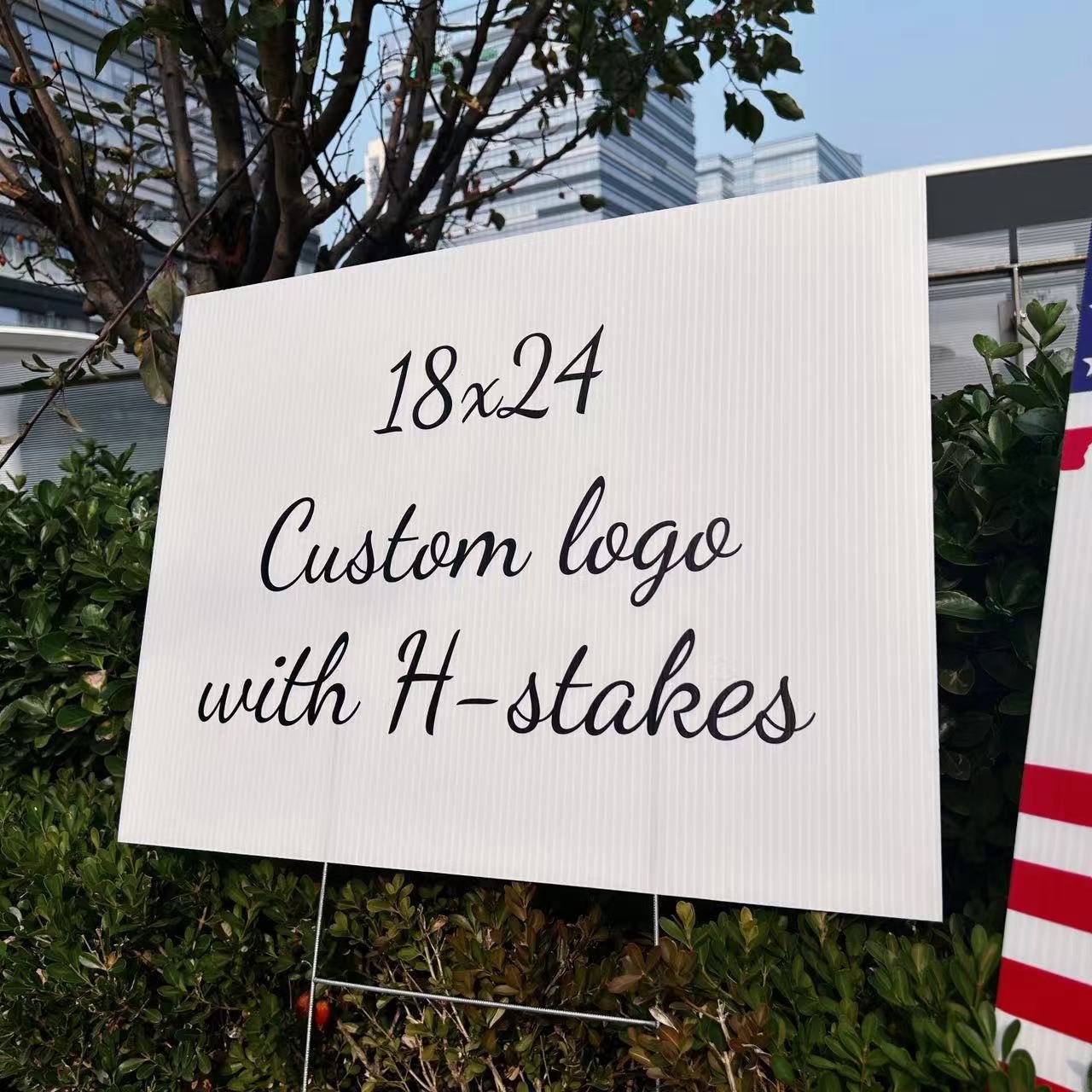 pp plastic yard sign yard sign,PP yard sign billboard,Corrugated Plastics Lawn Yard Sign