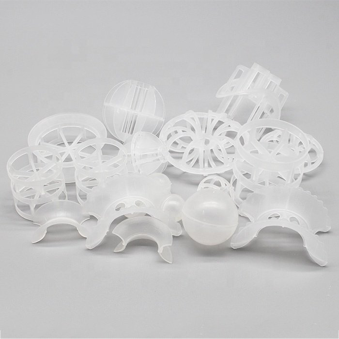 1 inch 1.25 inch PP PVC CPVC plastic Tri packs balls scrubber media tower packing