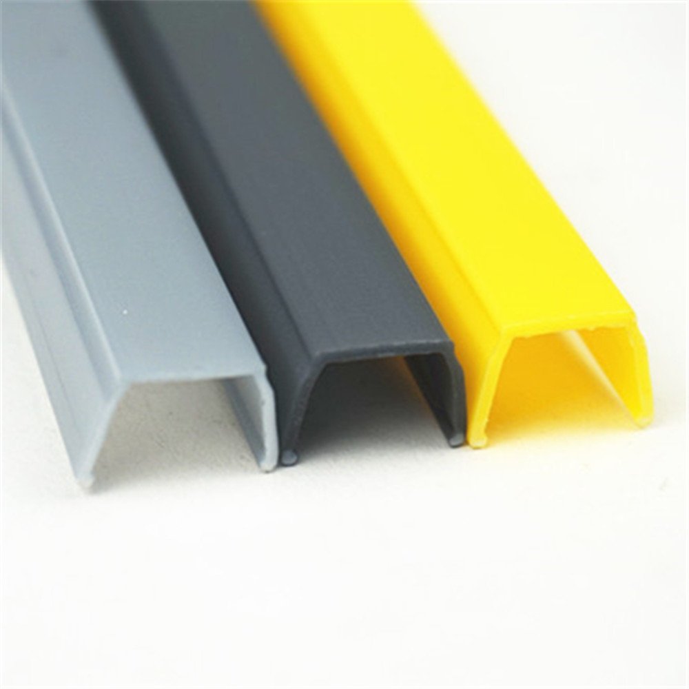 Hot sale plastic ABS/PP/PVC/PET seal strip aluminum door profile U-shaped aluminum profile sealing alloy flat clamp