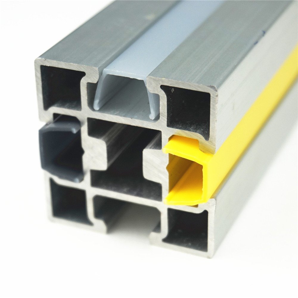 Hot sale plastic ABS/PP/PVC/PET seal strip aluminum door profile U-shaped aluminum profile sealing alloy flat clamp