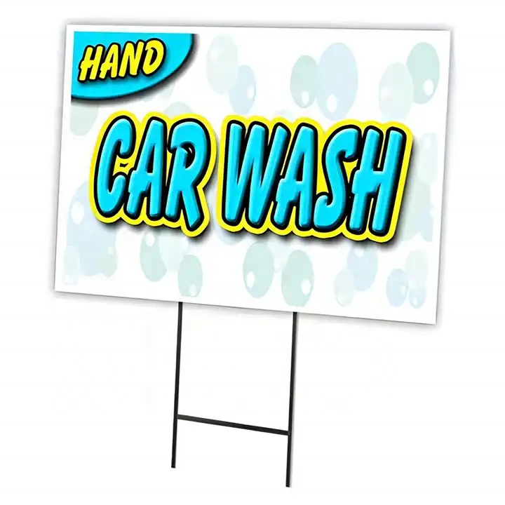PP Material Outdoor Corrugated Plastic Yard Signs Coroplast Advertising Boards