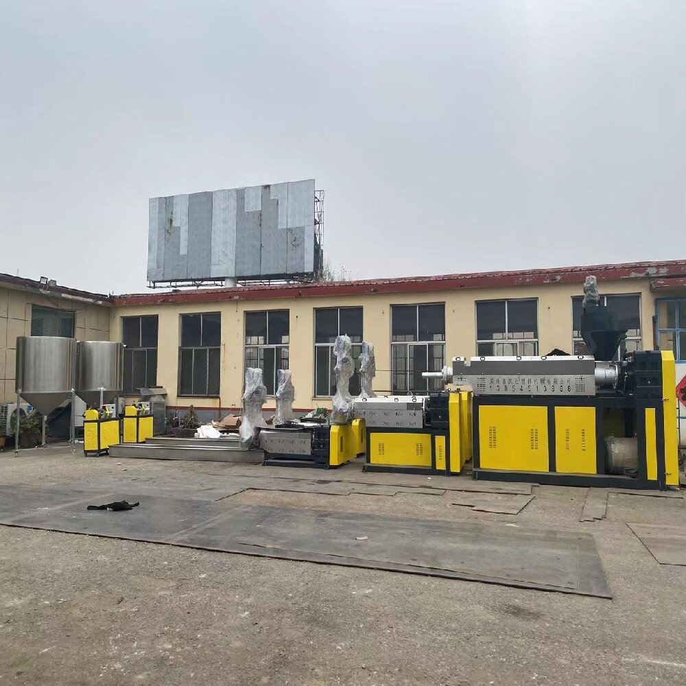 Automatic Recycle waste plastic granules making machine Plastic Pe Pp Recycling Granulator plastic granules in pakistan