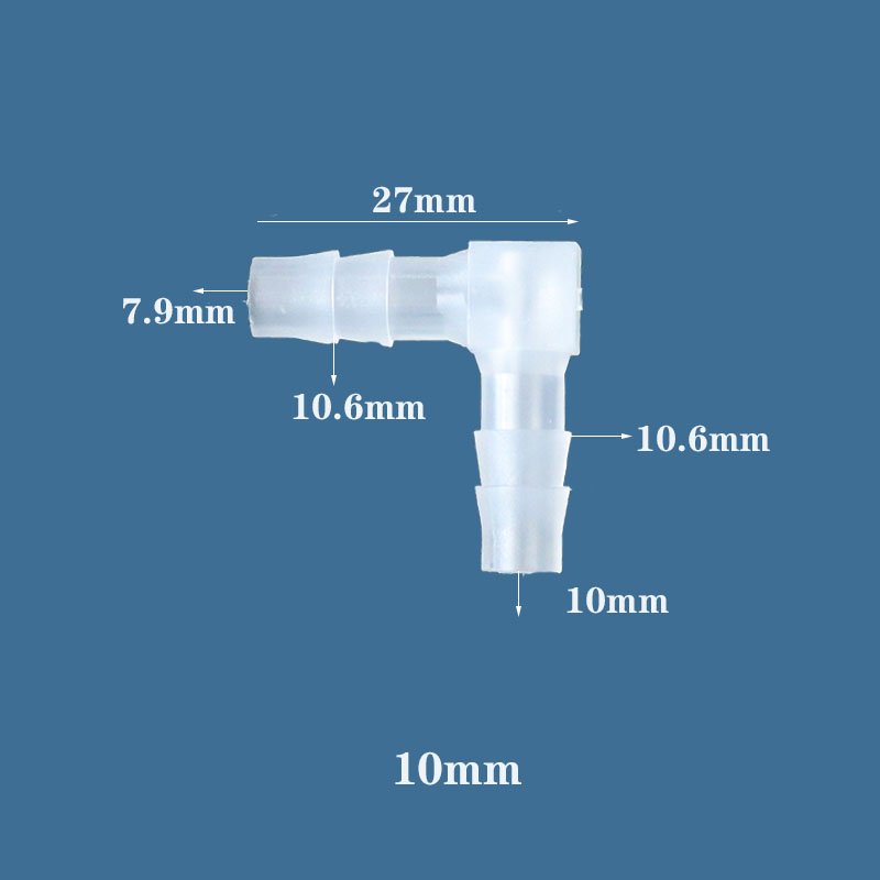 type L Tube Connector Plastic Water Hose Connector various Elbow Pipe Fittings