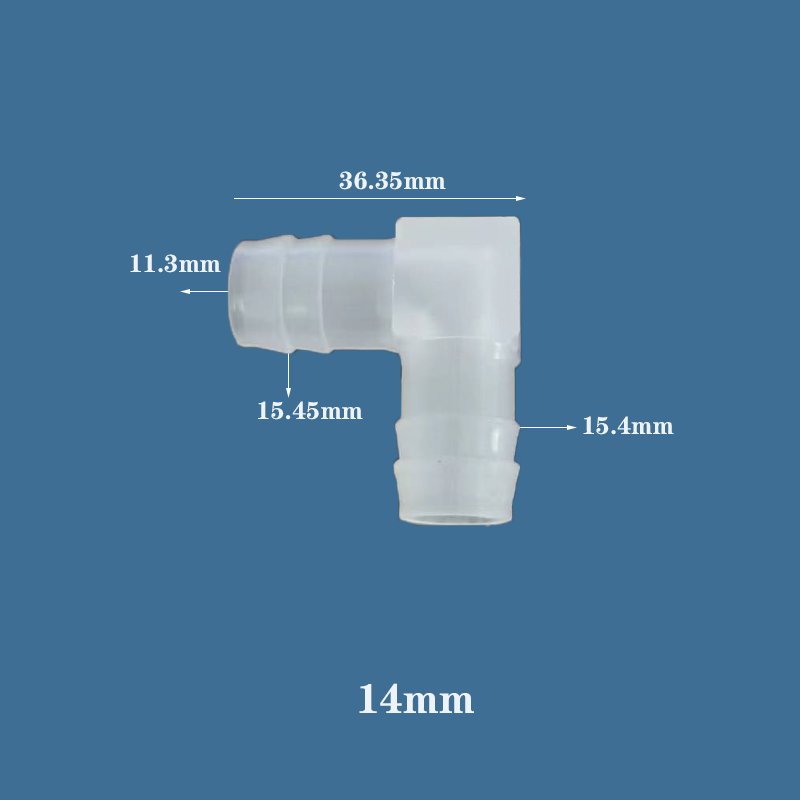 type L Tube Connector Plastic Water Hose Connector various Elbow Pipe Fittings