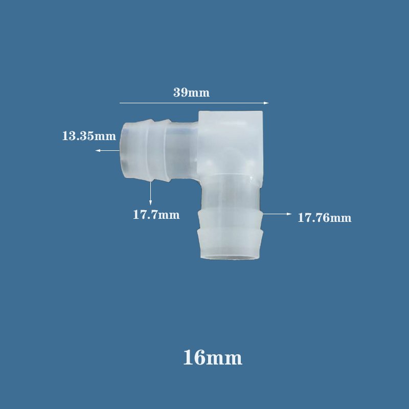 type L Tube Connector Plastic Water Hose Connector various Elbow Pipe Fittings