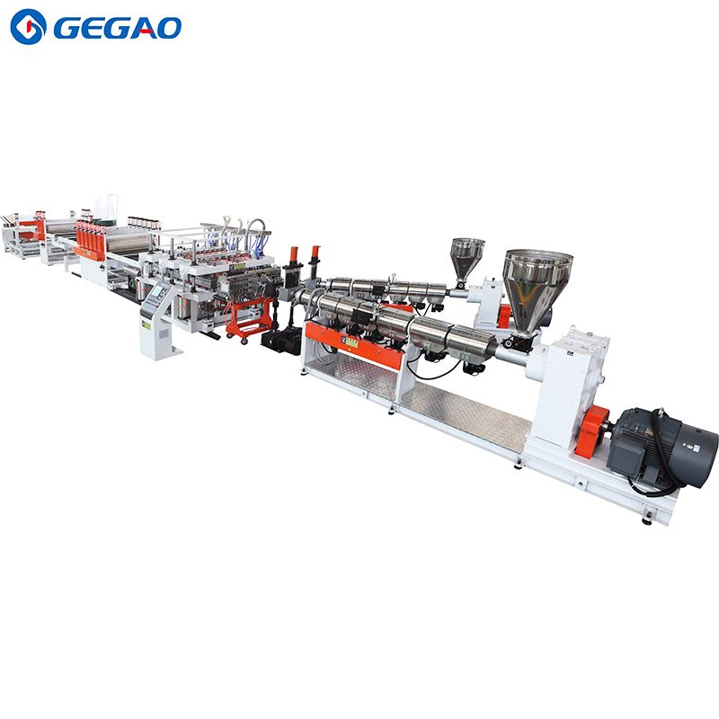 1220*2440*18mm Polymer formwork sheets production line for concrete work PP hollow board making machine pp sheet extrusion line