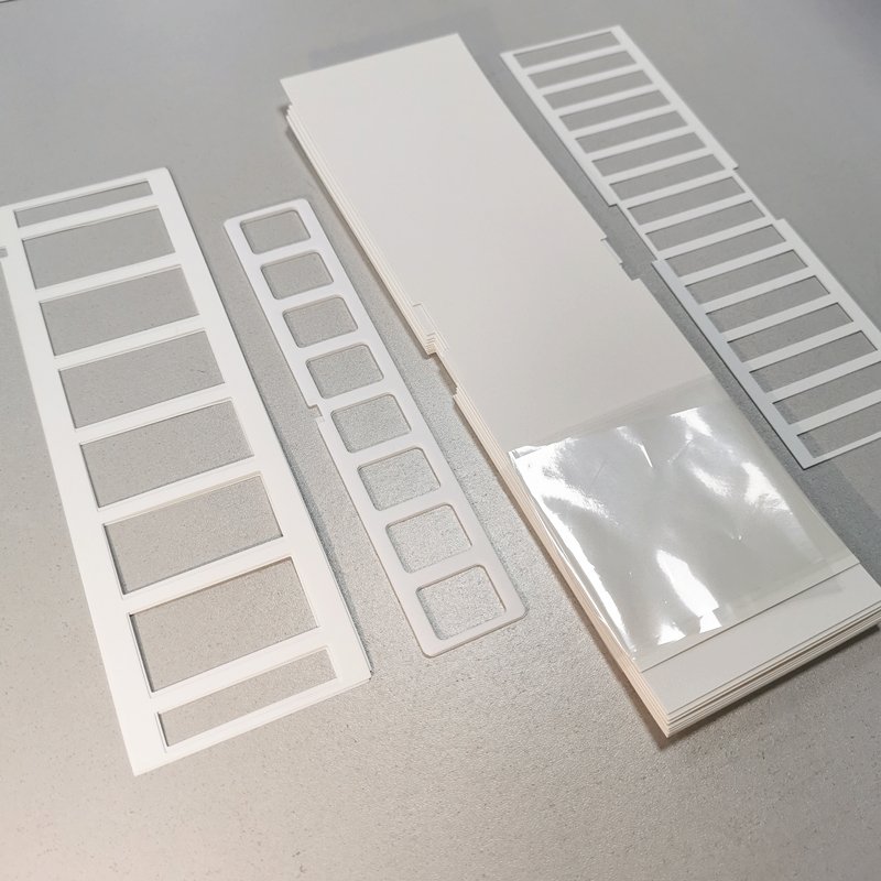 Matt Waterproof Embossing Plastic PP polypropylene synthetic paper for Lead frame packaging solution