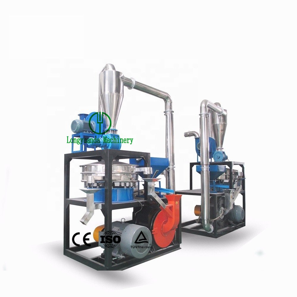 The factory Direct Sales Multifunctional Automatic Plastic ABS HDPE LDPE PET PP PE PVC Mill Pulverizer Machine