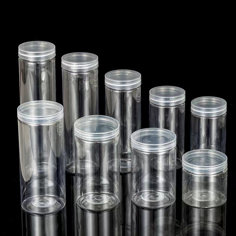 Hot selling recycled material 45 caliber PP/PET/aluminum cap biodegradable plastic cylindrical packaging box