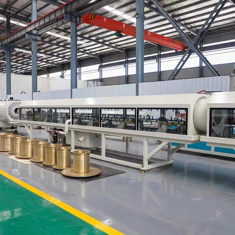75-250mm ABA 3-Layer HDPE/PP Pipe Making Machine, HDPE Water Supply Pipe Extrusion Line
