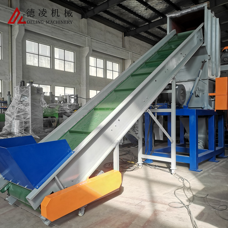 1000-1500Kg/h PE Waste Plastic Recycling Washing Machines LDPE/HDPE Film Production Line with Dewatering Machine