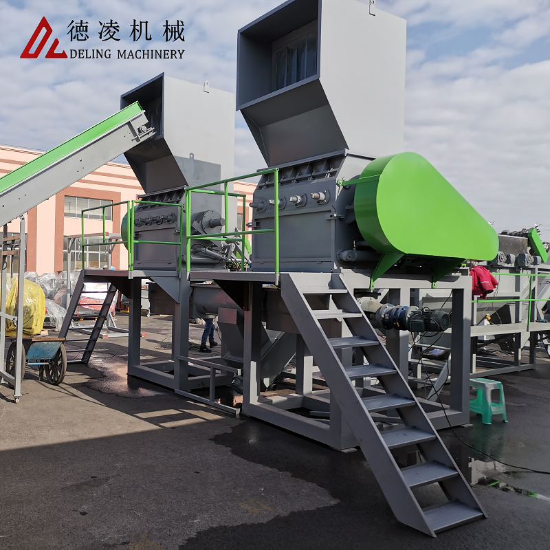 1000-1500Kg/h PE Waste Plastic Recycling Washing Machines LDPE/HDPE Film Production Line with Dewatering Machine