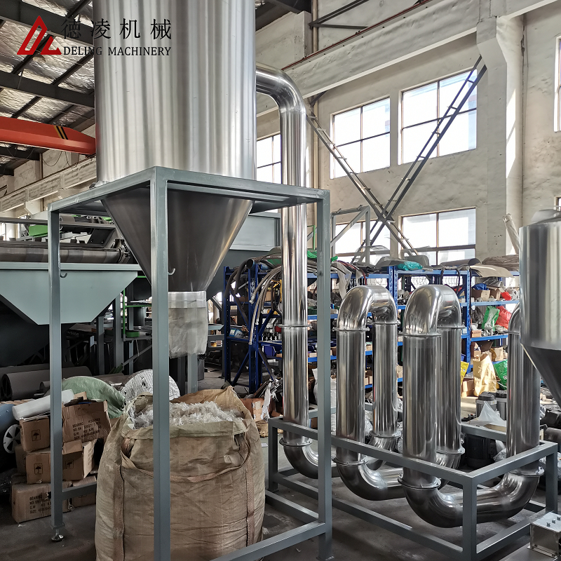1000-1500Kg/h PE Waste Plastic Recycling Washing Machines LDPE/HDPE Film Production Line with Dewatering Machine