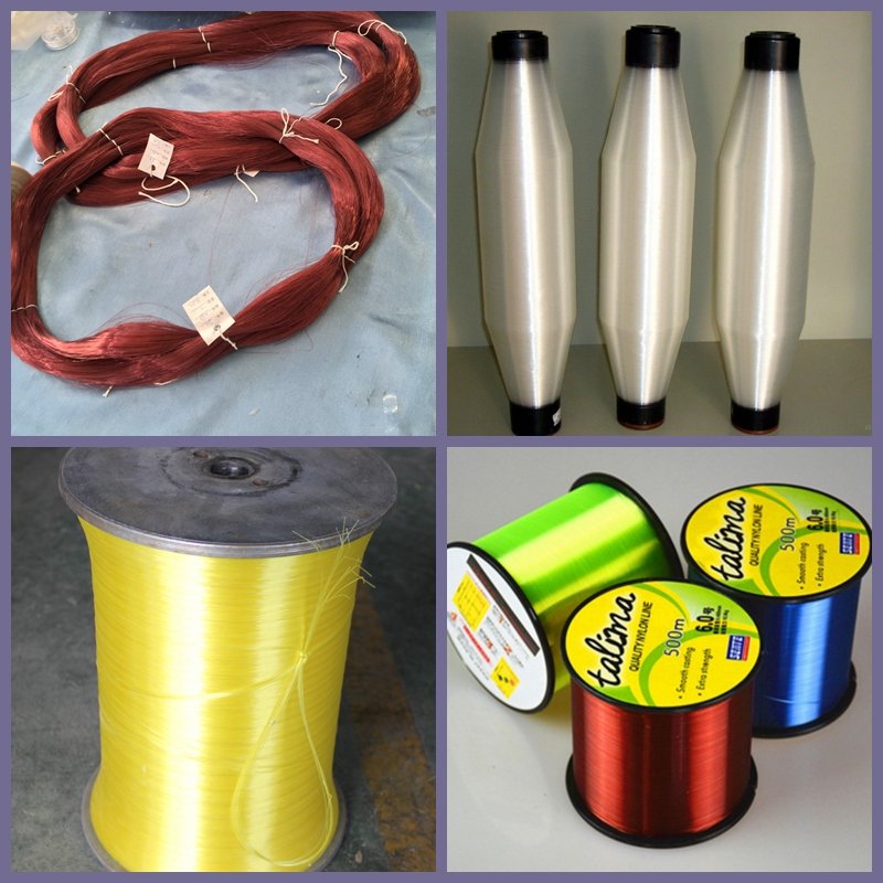 pp hdpe pa nylon monofilament polypropylene fiber making machine/pp pe twine yarn extruder extrusion line