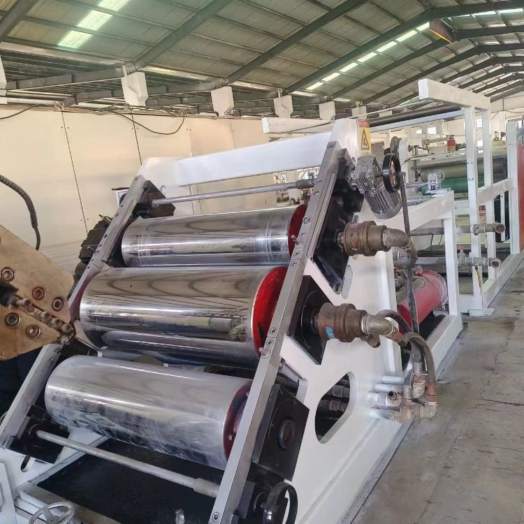Used Twin Screw PP/PS Sheet Plastic Extruder Machines For Plastic Production
