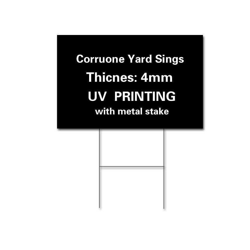 plastic yard sign yard sign,PP yard sign billboard,Corrugated Plastics Lawn Yard Sign
