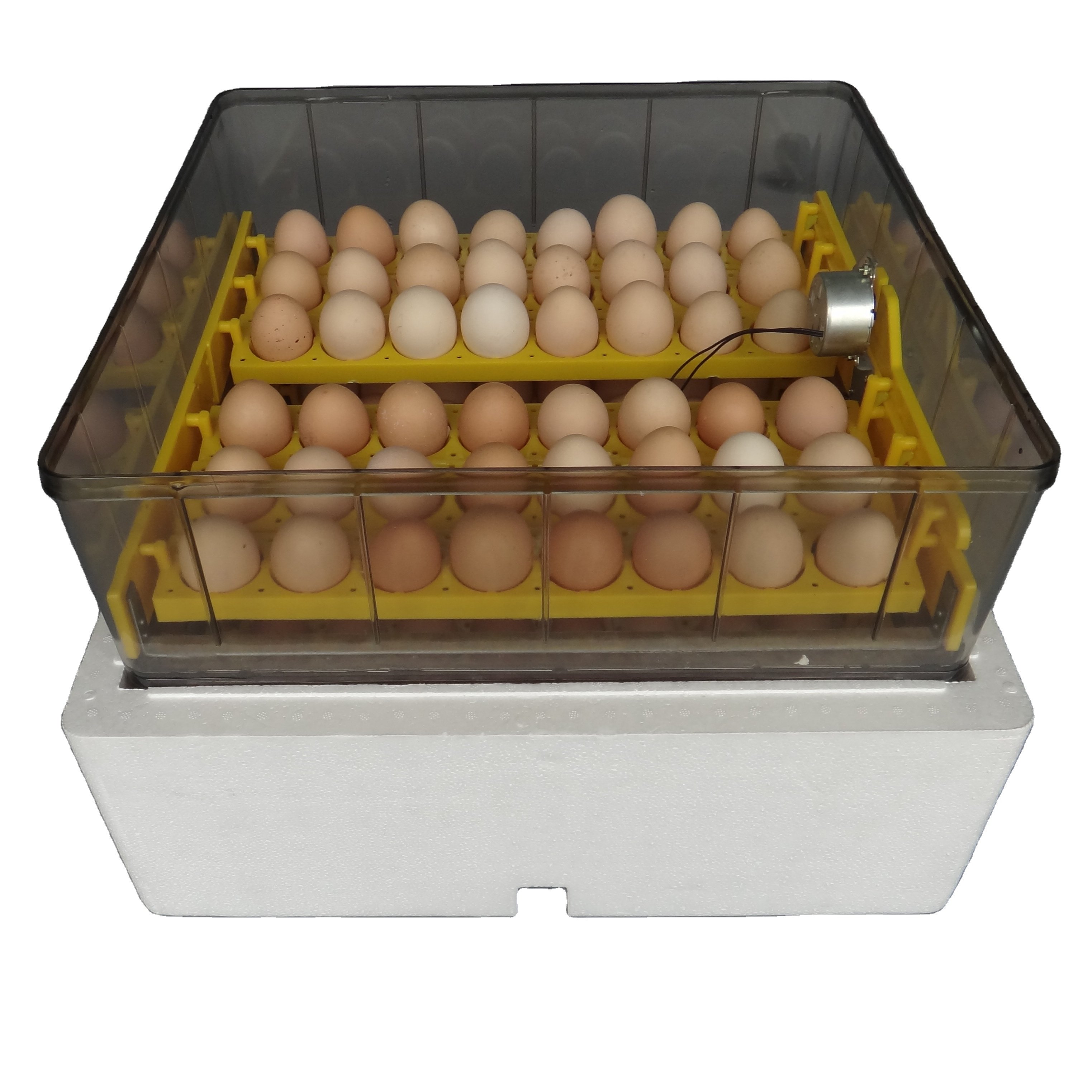 Hot selling design 96 eggs incubator ABS PP export quality egg incubator