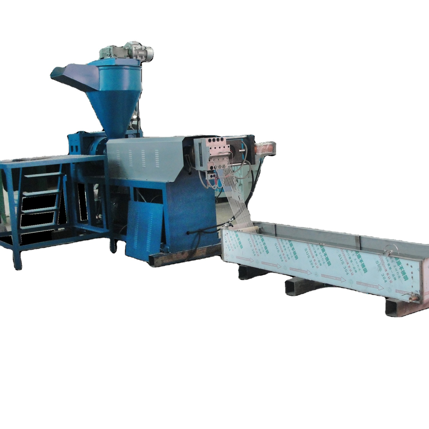 Plastic recycling & granulation film machine