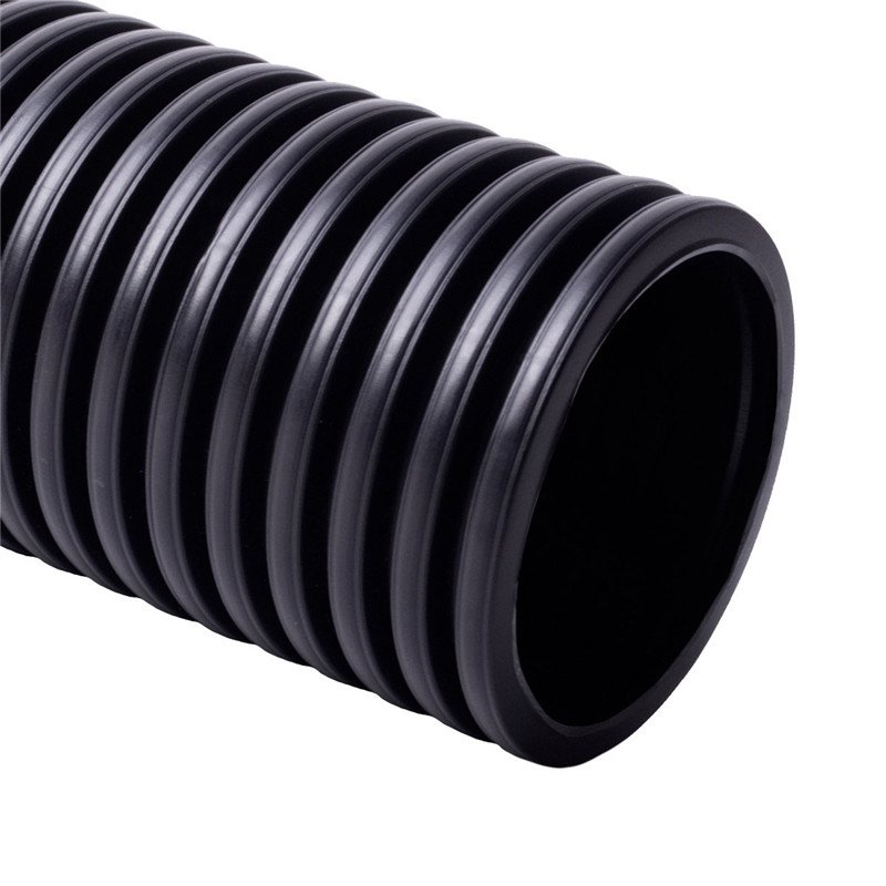 Antiflaming PP customizable color Thermoplastic extrusion process Corrugated pipeDischarge Spiral Tube Pipe Conduit Line Hose
