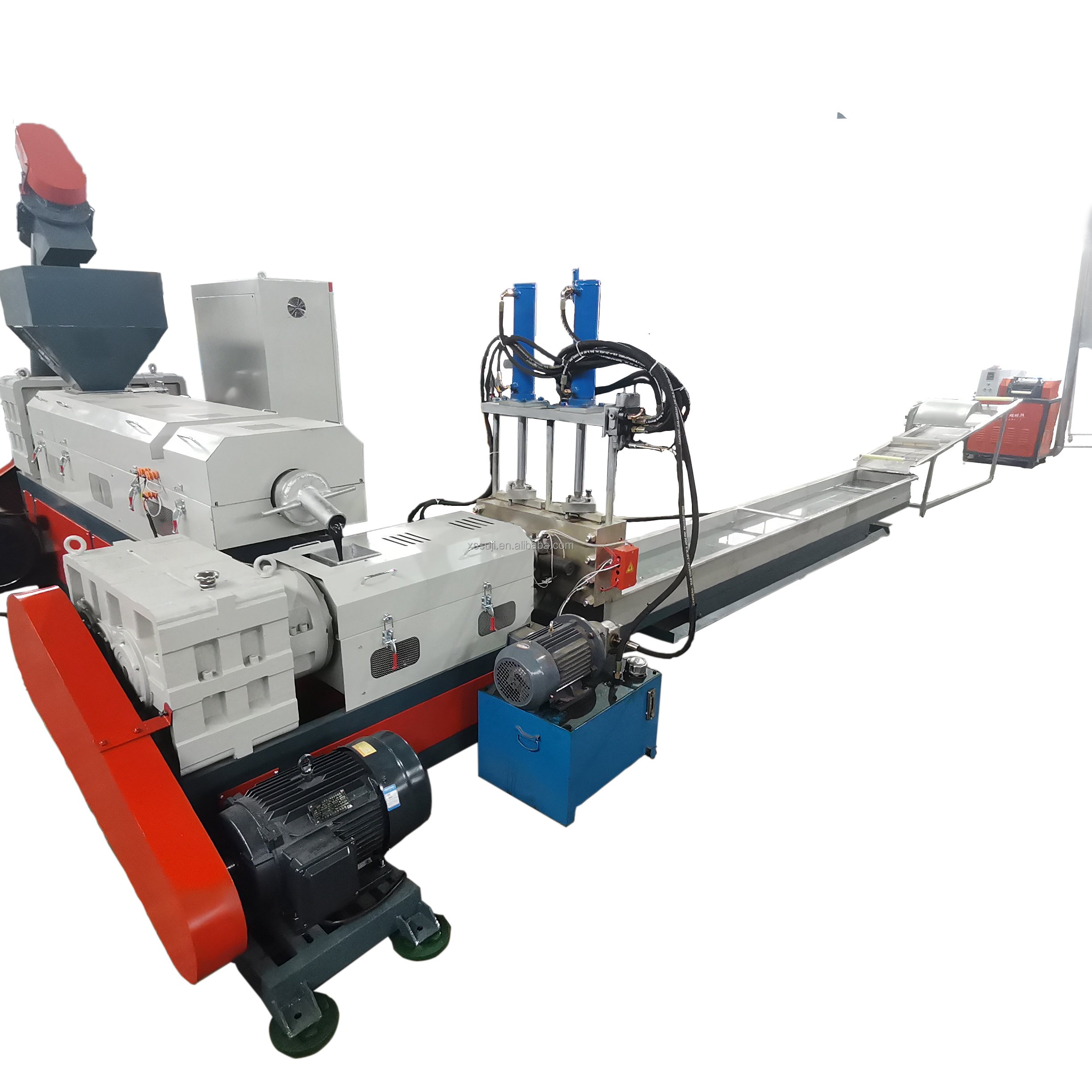 Pp Pe Hdpe Ldpe Waste Plastic Recycling Granulator Plastic Pelletizing Pellet Making Machine