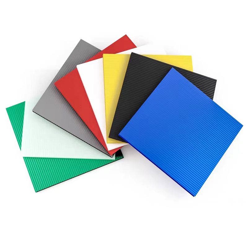 4mm corrugated plastic esd black polypropylene PP correx board sheet white color with wholesale price