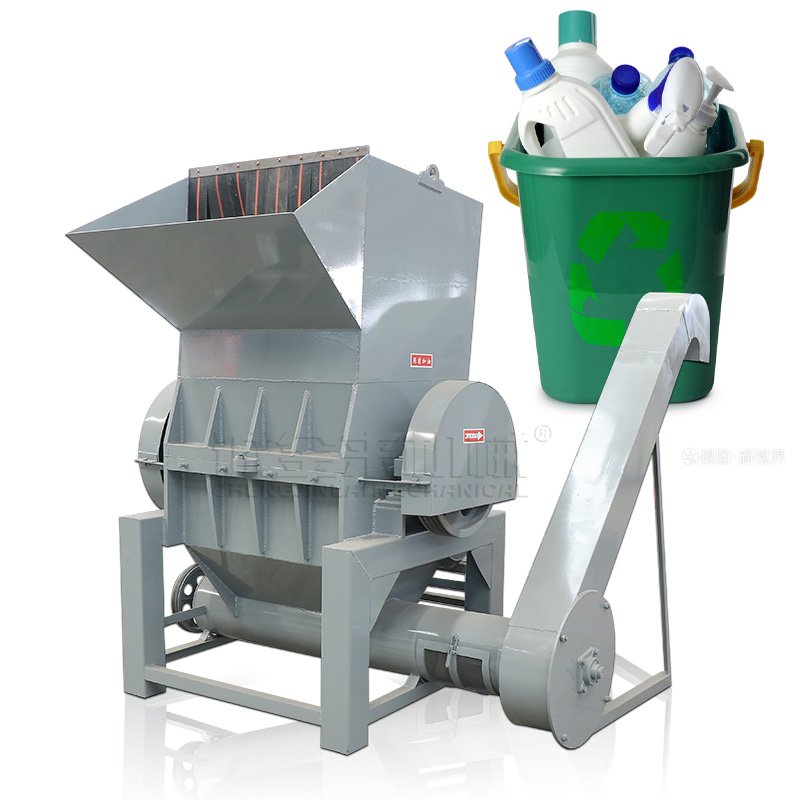Manufacturer Plastic Crusher Pipes PP/PE Lump Block Shredder Bottle Recycling Line/plastic crusher machine