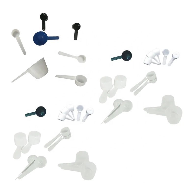 White 5g Disposable Teaspoon Measuring Spoons Coffee Scoop Measure Fits in Spice Jars Individually Package