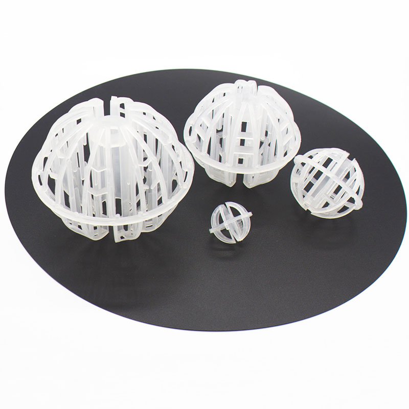 25mm 50mm 65mm plastic Hacketten Globe-Pac Plastic PP Tri Pack ball random packing