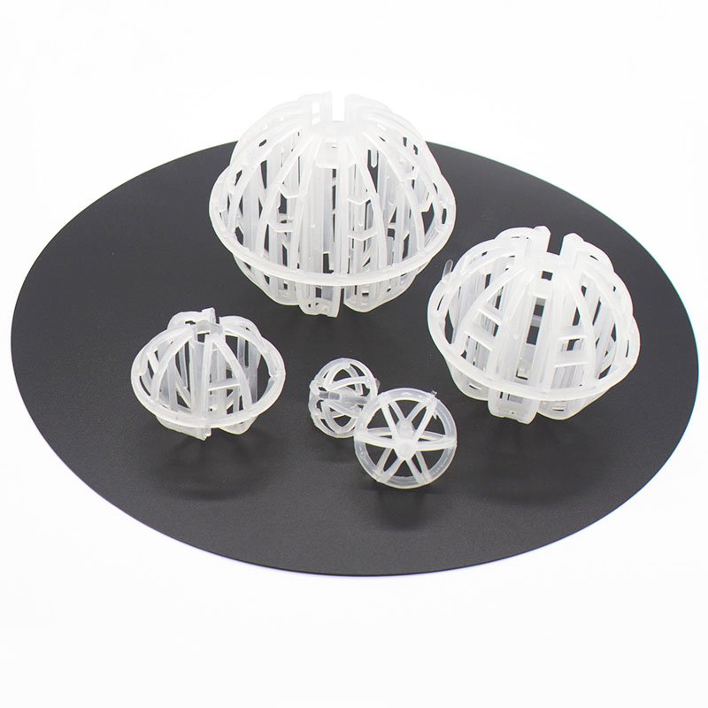 25mm 50mm 65mm plastic Hacketten Globe-Pac Plastic PP Tri Pack ball random packing