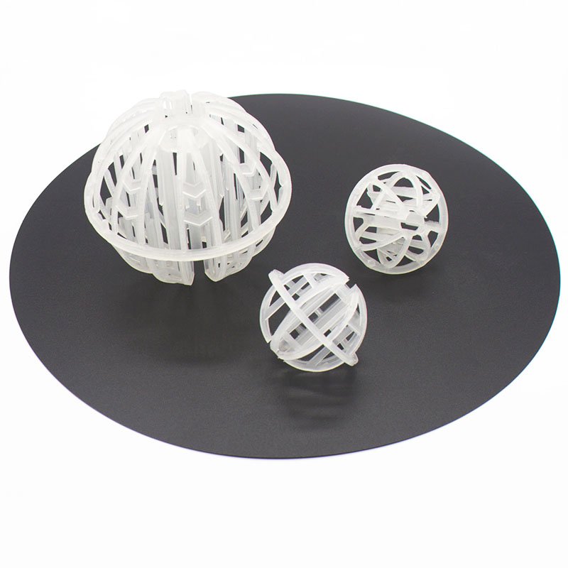 25mm 50mm 65mm plastic Hacketten Globe-Pac Plastic PP Tri Pack ball random packing