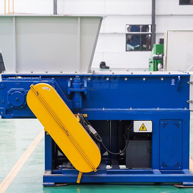 PVC Pipe Pet Bottle Plastic Recycling Machinery Waste PP PE Film Bucket Single Shaft Shredder