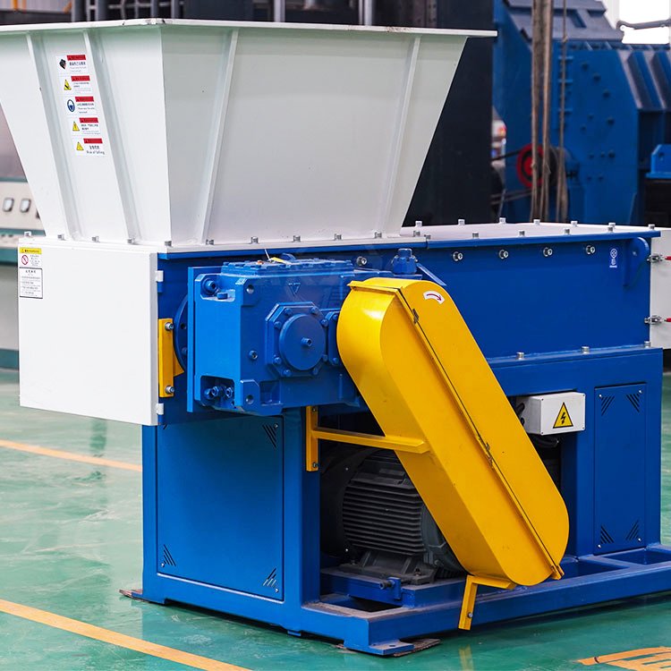 PVC Pipe Pet Bottle Plastic Recycling Machinery Waste PP PE Film Bucket Single Shaft Shredder