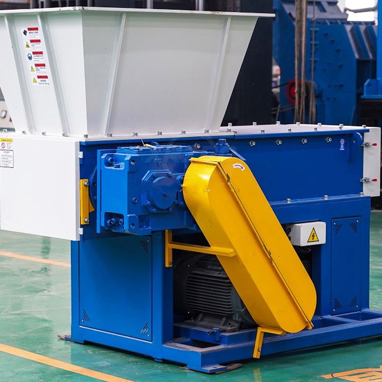 PVC Pipe Pet Bottle Plastic Recycling Machinery Waste PP PE Film Bucket Single Shaft Shredder