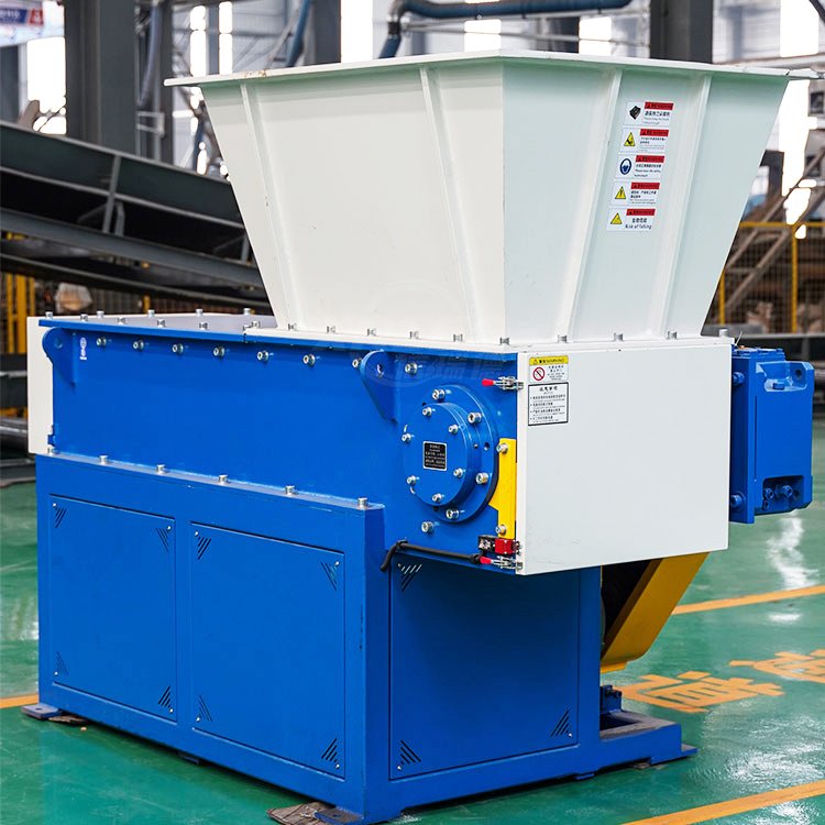 PVC Pipe Pet Bottle Plastic Recycling Machinery Waste PP PE Film Bucket Single Shaft Shredder