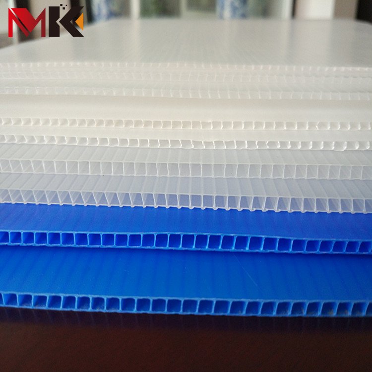 PP Blue Surface Protection Sheet Fluteboard Correx Protection Sheet Stair Tread Protector With Folding