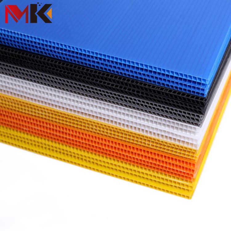 PP Blue Surface Protection Sheet Fluteboard Correx Protection Sheet Stair Tread Protector With Folding