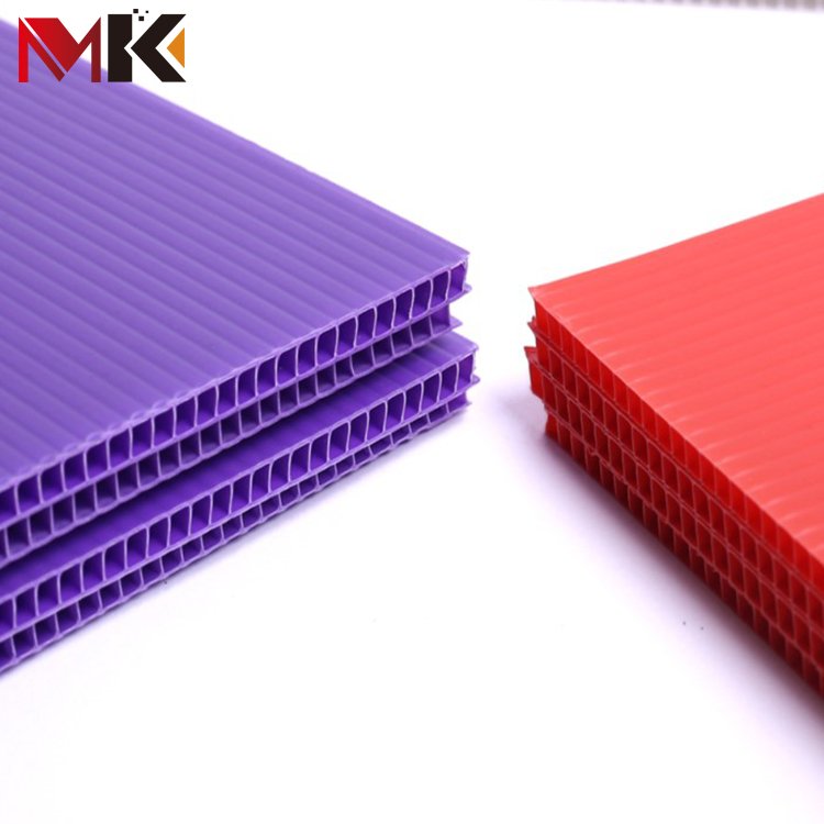 PP Blue Surface Protection Sheet Fluteboard Correx Protection Sheet Stair Tread Protector With Folding