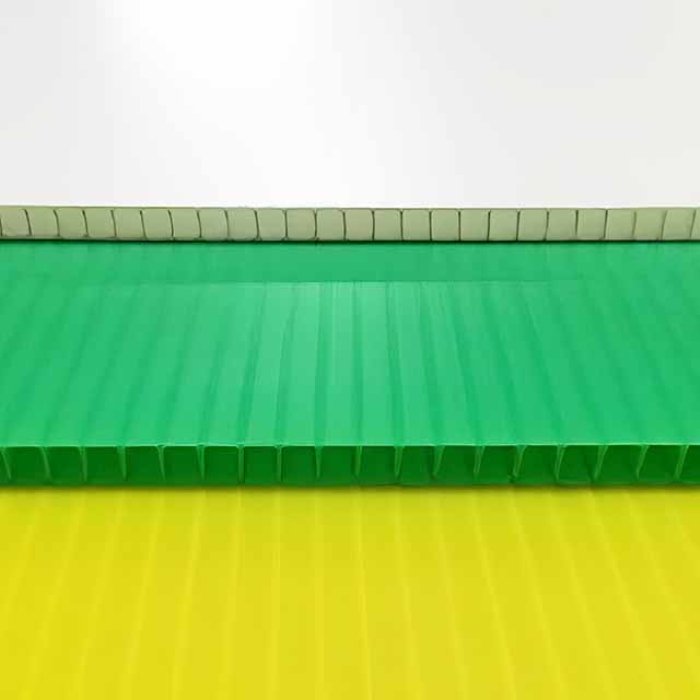 Corruone Colored Polypropylene Coreflute PP Hollow 4x8 Honeycomb Polion Sheets Corrugated Plastic Corex Danpla Fluted Board