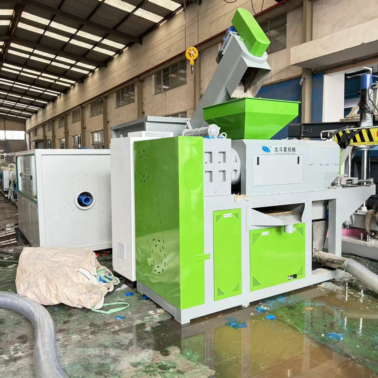 squeezing drying dewatering machine PE PP film squeezing dryer machinery/Film squeezer machine