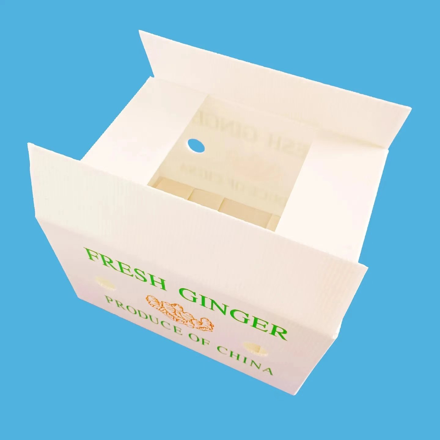 Reusable Corrugated Plastic Box for Fruits and Vetables PP Ginr Corrugated Plastic Box with Custom Cutting Moulding Services